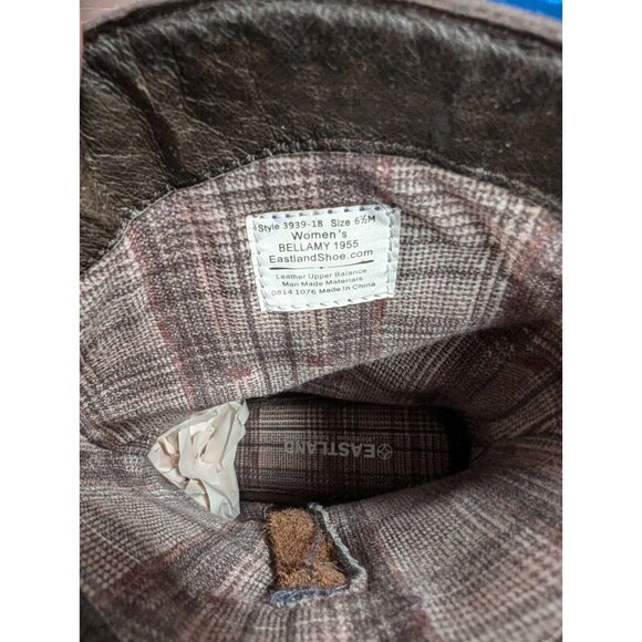 Eastland Womens 6.5 Booties Bellamy 1955 Bootie Leather Zip Cowgirl Western - Picture 9 of 12